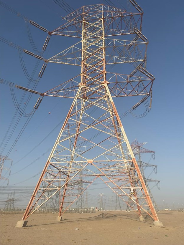 400 KV Overhead Transmission Lines Tower Erection & Painting works Subiya - Sulaibiya - Fintas, KUWAIT.