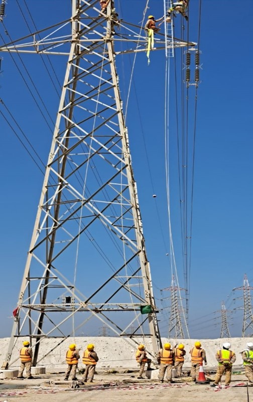 Supply & Installation of 300 KV Double Girder Gantry at Sulaibiya 'W' Substation