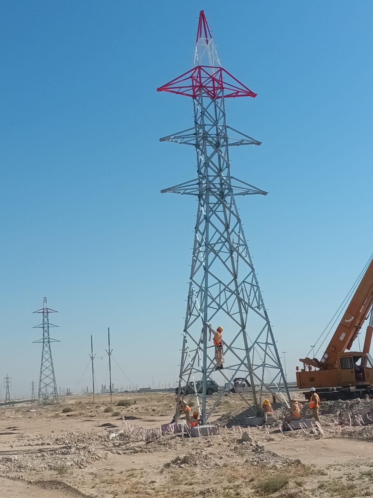 MODIFICATION WORKS FOR THE EXISTING 33 KV AND 132 KV OHL LINE (RA-243) AT MUTTLAA,KUWAIT.